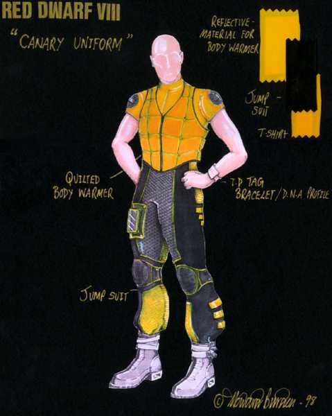 Red Dwarf VIII Canary Uniform